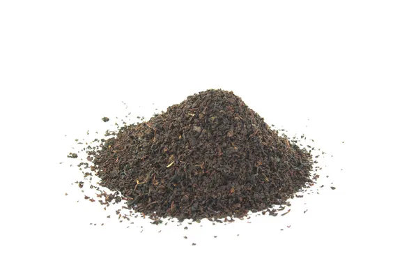 Hojas de té negro Imagen de stock