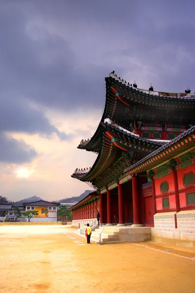Korejské tradiční architektura Royalty Free Stock Obrázky
