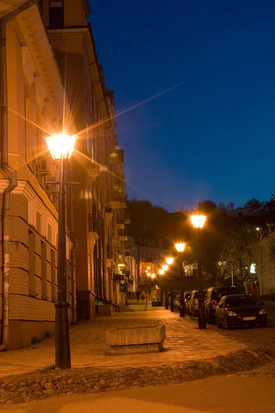 밤 거리 — 스톡 사진