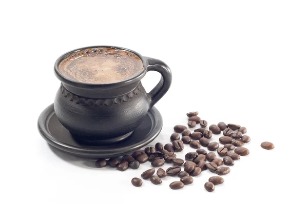 Xícara de café preto — Fotografia de Stock