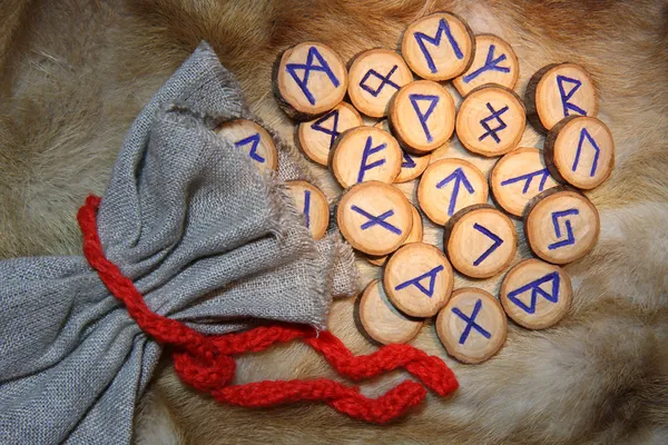 Runen aus nächster Nähe — Stockfoto