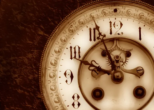 Oldtimer-Uhr Stockbild