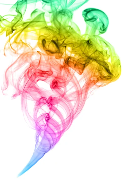 Rainbow smoke — Stock Photo, Image