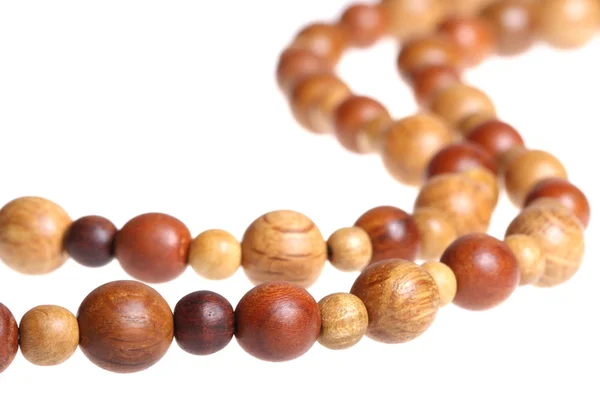 Wooden beads — Stock Photo, Image