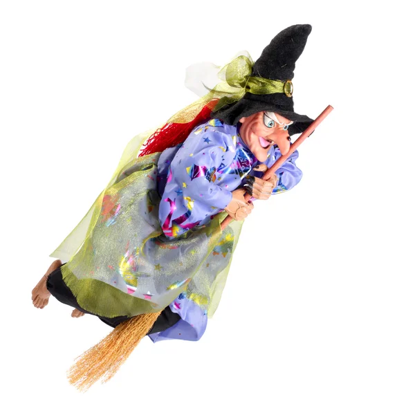 stock image Witch flying on the broom