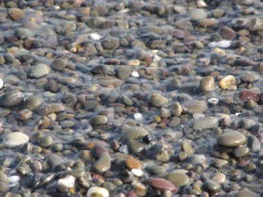 Stones under water clipart