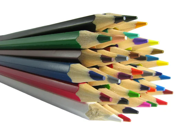 Um monte de lápis — Fotografia de Stock