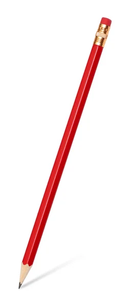Изолированный карандаш с ластиком Стоковое Фото