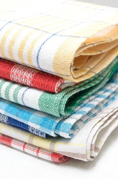 Linen kitchen towels — Stock Photo, Image
