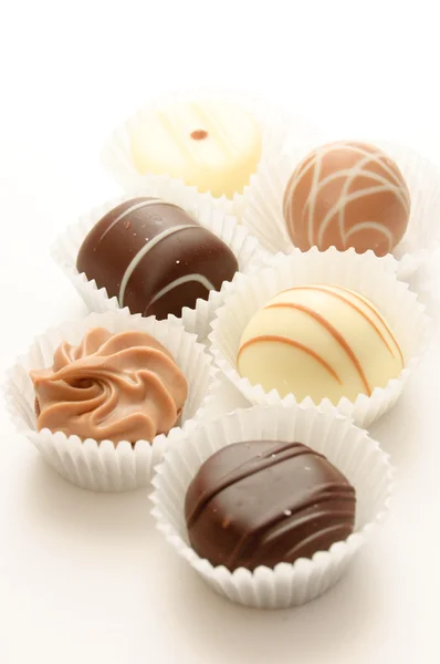 Diferentes chocolates — Foto de Stock