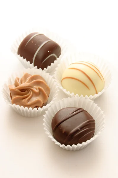 Diferentes chocolates — Foto de Stock