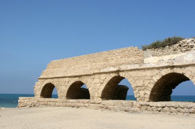 Roman Aqueduct, Israel clipart