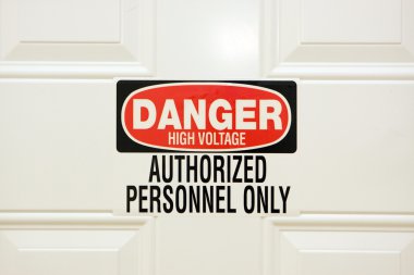 Danger High Voltage clipart