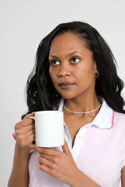 Business Woman With Coffee — Stock Photo, Image