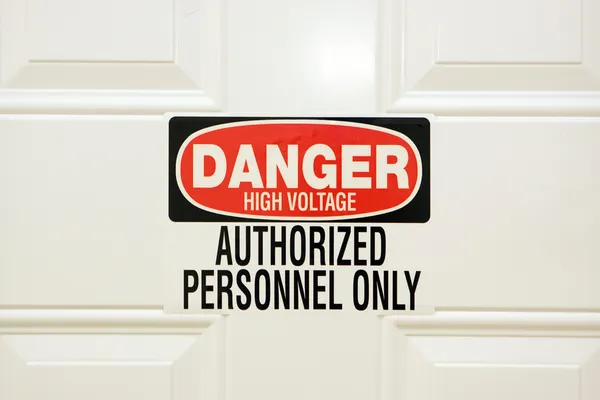 Danger High Voltage — Stock Photo, Image