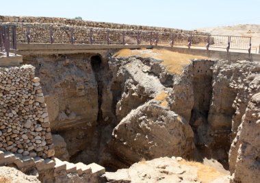 Excavations At Jericho, Israel clipart