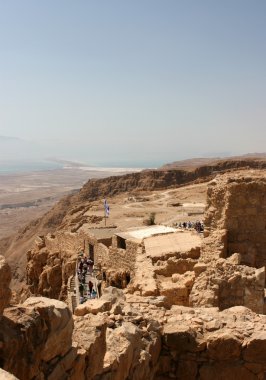 Fortress of Masada, Israel clipart