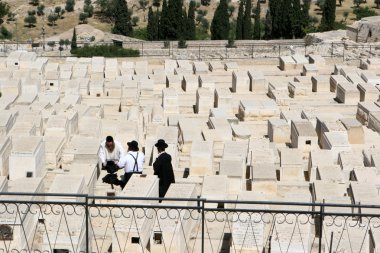 Jewish Graveyard, Jerusalem clipart