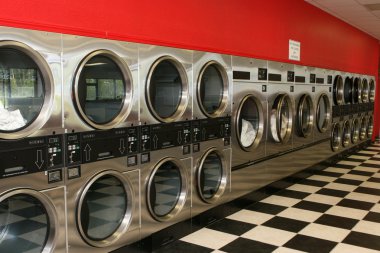 Laundromat Dryers clipart
