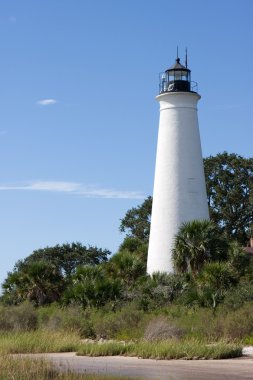 Lighthouse At St. Marks clipart