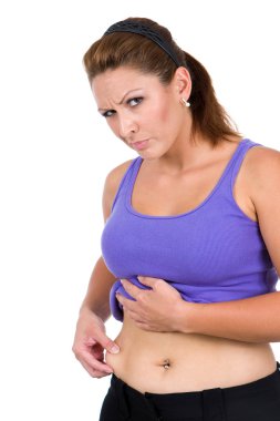 Loose Stomach Flesh clipart