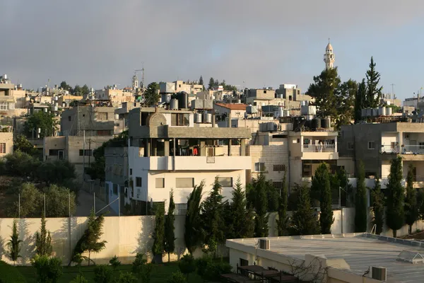 Hillside otthonok a betlehemi — Stock Fotó