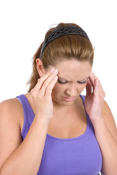 Migraine hoofdpijn — Stockfoto