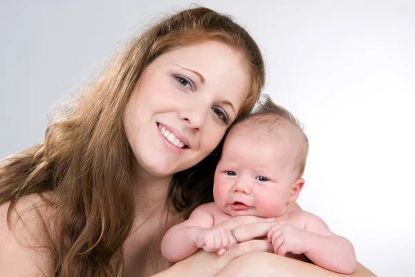 Mother And Newborn Son — Stock Photo, Image