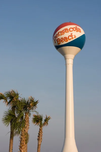 Torre de água da praia de Pensacola — Fotografia de Stock