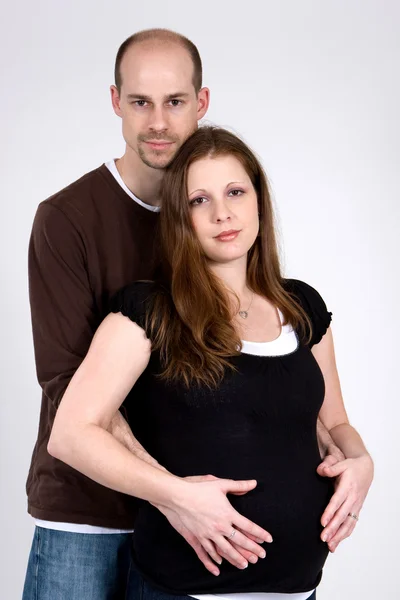 Hamile Çift — Stok fotoğraf