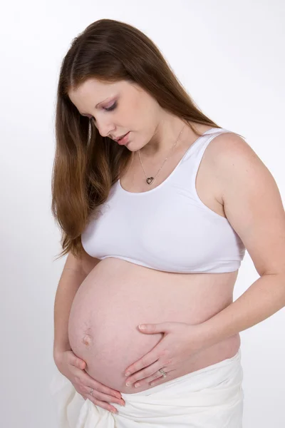 Attractive Pregnant Woman — Stock Photo, Image
