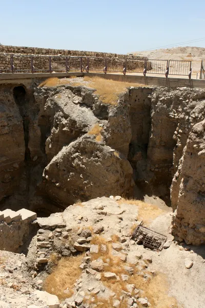 Ερείπια της αρχαία Ιεριχώ, Ισραήλ — Φωτογραφία Αρχείου
