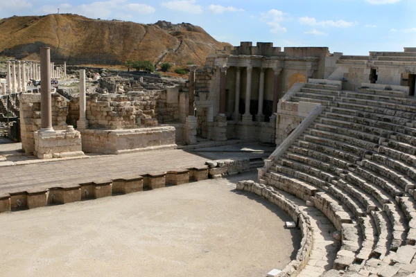 Antike Ruinen Theater von Beth-Shean — Stockfoto