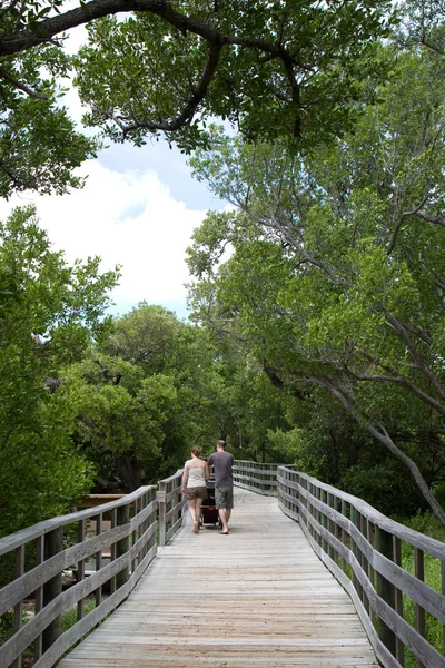 stock image Strolling Along Boardwalk