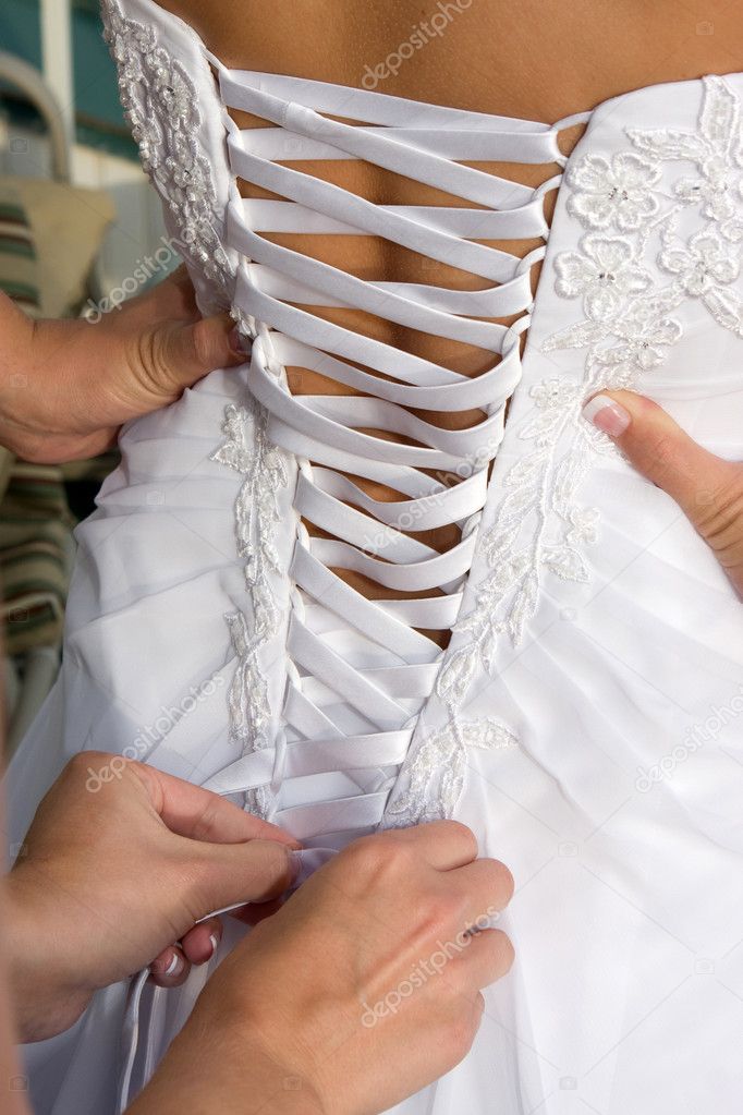 Lacing Wedding Gown