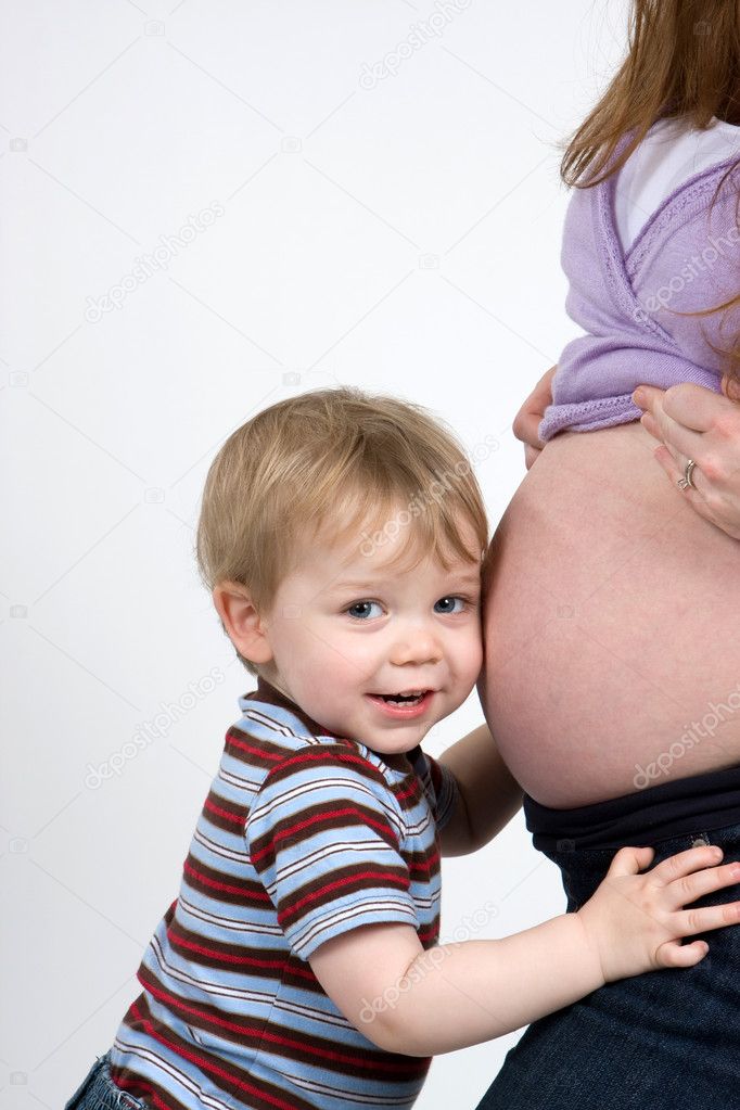 Pregnant Mother & Son