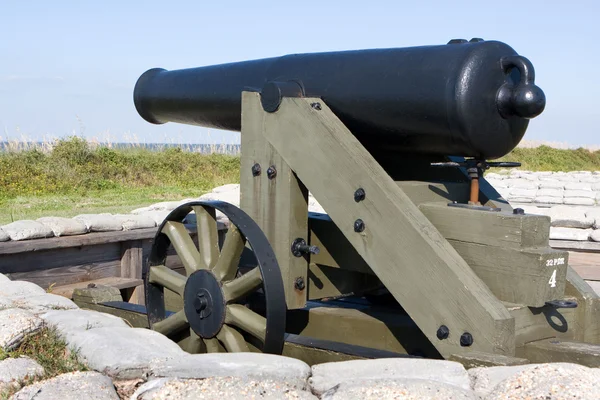 Canhão da Guerra Civil — Fotografia de Stock