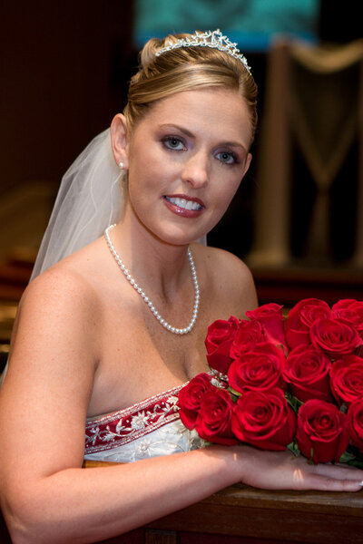 Bride With Roses