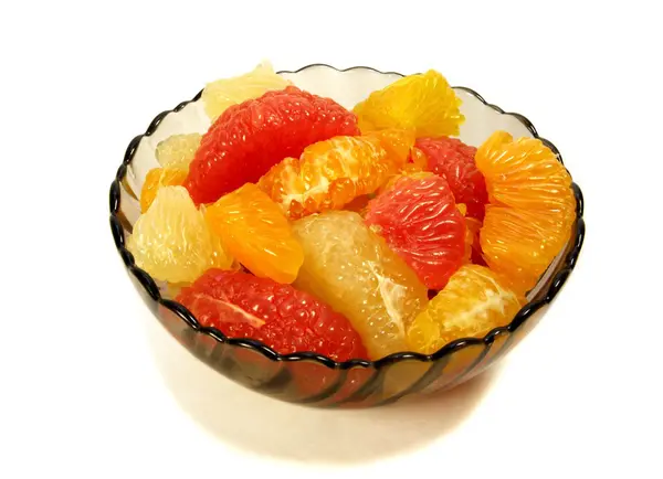 Oloupané citrusové segmenty — Stock fotografie