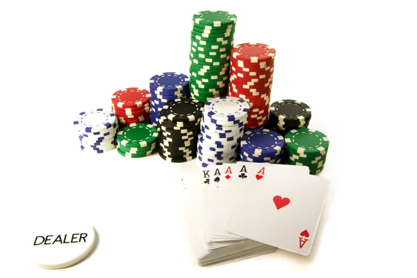 Attributi di poker — Foto Stock