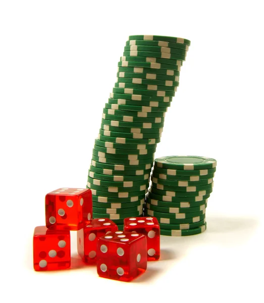 Gambling attributes — Stock Photo, Image