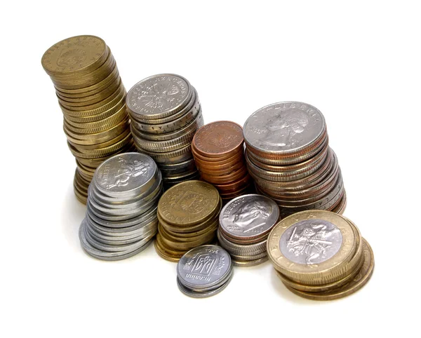 stock image Stacks of coins