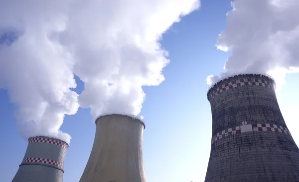 stock image Smokestacks