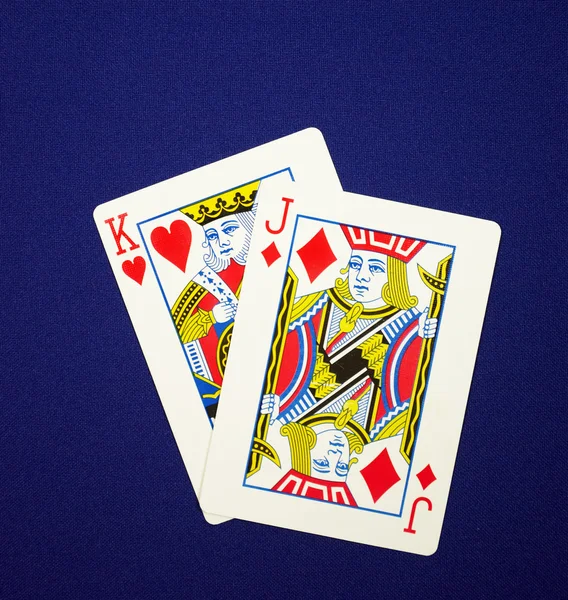 German playing cards, queen of hearts, jack, king - SuperStock