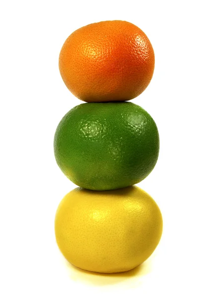Grapefruits isolated — Stock Photo, Image