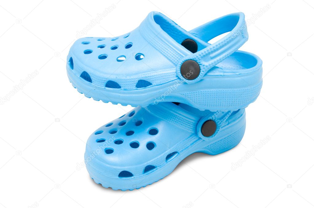 Childrens rubber sandals — Stock Photo © withGod #1398032