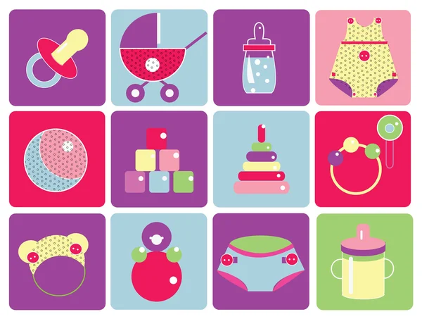 stock image Baby icons