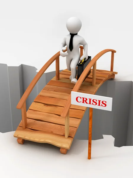 Crisis del puente — Foto de Stock