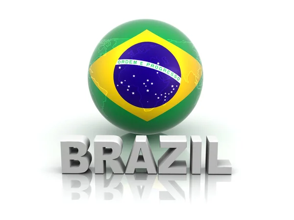 Symbol z Brazílie — Stock fotografie