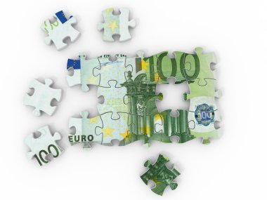 Puzzle euro clipart